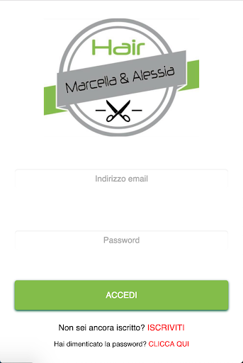 Android application Hair Marcella e Alessia screenshort