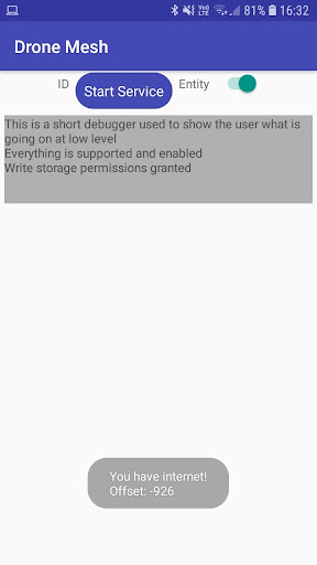 Android application BE-Mesh Network screenshort