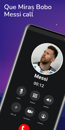 Android application Messi Que Miras Bobo fake call screenshort