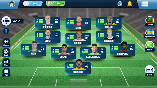 تحميل لعبة المدرب الأفضل 23/24 Online Soccer Manager للاندرويد 3