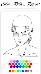 Eren Yeager Coloring Book: AOT