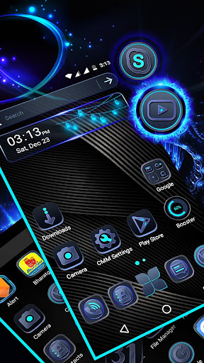 Android application Cool Black Launcher Theme screenshort
