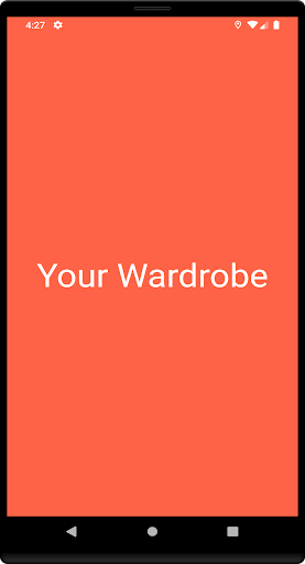 Android application Your Wardrobe screenshort