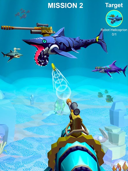 Jurassic Sea Attack 7.70 APK + Mod (Unlimited money) for Android