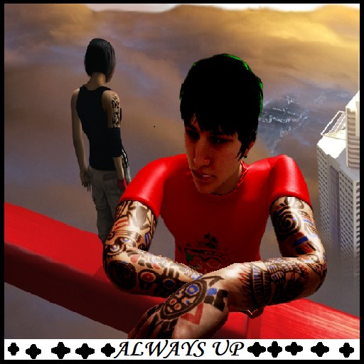 Always Up parkour 3d logo