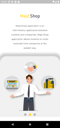Android application Majd Shop Salesperson screenshort