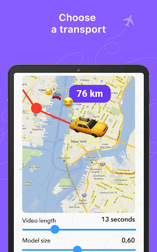 Screenshot of Travel Map, Journey Boast