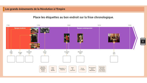 Leçons Numériques - Histoire Screen 2