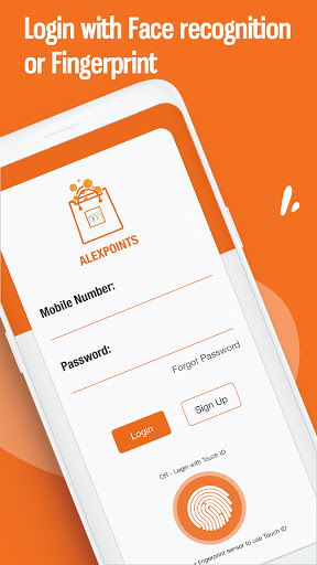Android application ALEXPOINTS screenshort