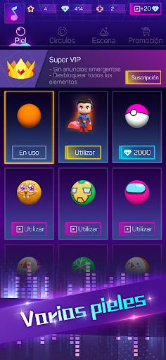 Smash Colors: Bola Música Captura de Pantalla del Juego Android 2