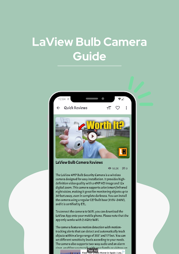LaView Wireless Camera Guide Screen 3