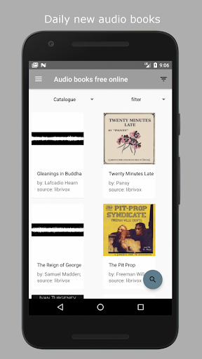 Android application audio books by librivox screenshort