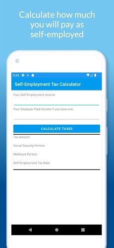 Self-Employment Tax Calculatorのおすすめ画像5
