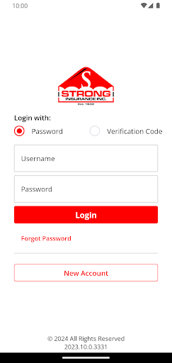 Android application Strong Insurance, Inc. screenshort