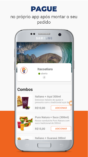 Android application Puro Suco screenshort