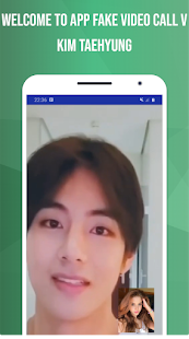 V BTS VIdeo Call You !Fake Video Call App 3.0.3 APK screenshots 3