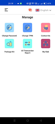 Android application Mfast India screenshort