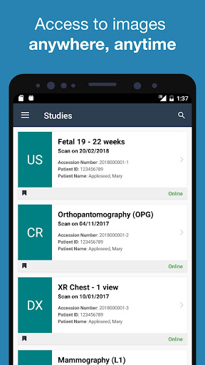 Android application Quantum Radiology (Clinician) screenshort