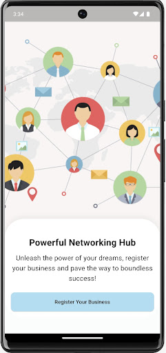 Android application BIZZ10 - Business Network screenshort