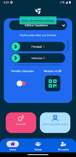 Android application Vica Pass screenshort
