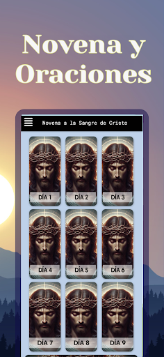 Android application Novena a la Sangre de Cristo screenshort