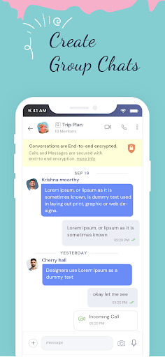 Clap Messenger Screen 2