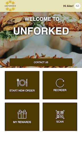 Android application Unforked Restaurants screenshort