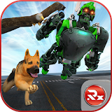 Multi Robot Transforming Game: Robo Animal Cop Dog icon