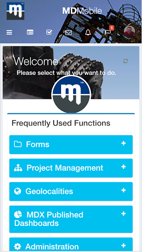 Android application MD Mobile - Official screenshort