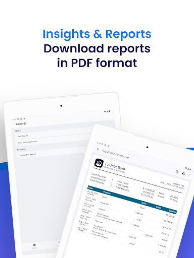 Screenshot of EzDebt Book - Debt Manager