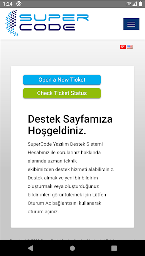 Android application Super Code Destek screenshort