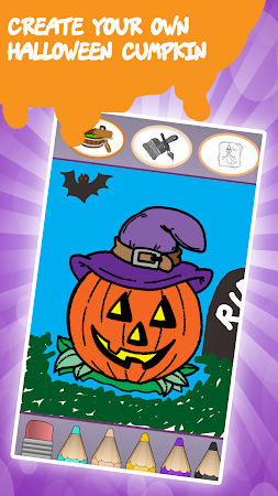 Game screenshot Kids coloring book halloween mod apk