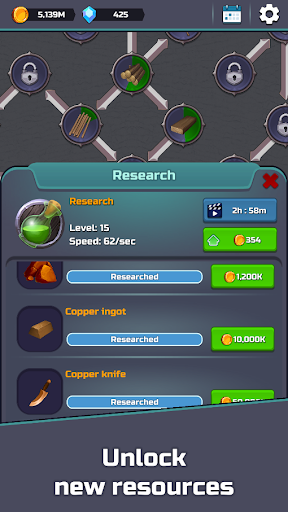 Idle Crafting Clicker Tycoon Screen 2