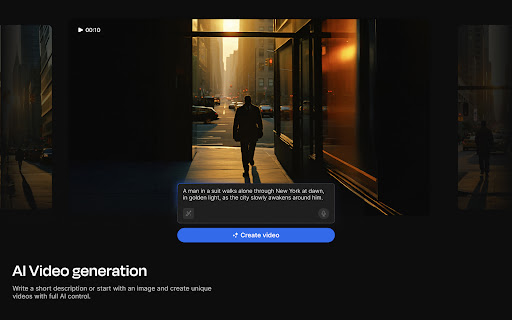 Screenshot of Freepik AI: Video Generator
