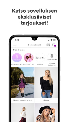 Android application Amada Store screenshort