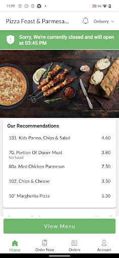 Pizza Feast & Parmesan House Screen 2