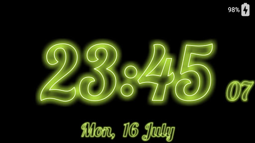 Large Digital Clock Display Screen 2