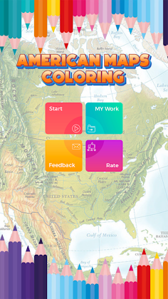 Coloring Map of America - Screenshot 2