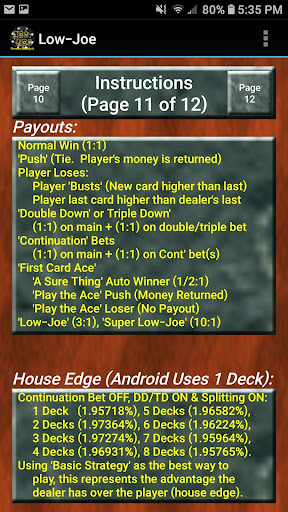 Low-Joe: Reverse Blackjack screenshot 13