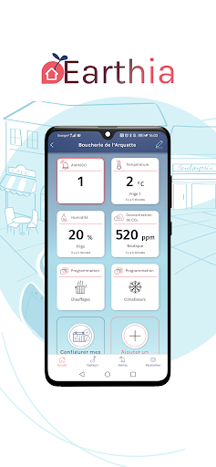 Android application Earthia screenshort