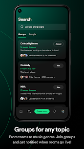 Spotify Greenroom  Talk Music, Sports and Culture Apk Download 2