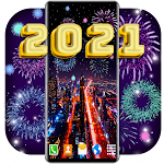 Cover Image of Herunterladen 🎆 Fireworks Live Wallpaper ❤️ 2021 New Years Eve 6.7.8 APK