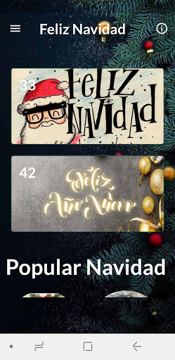 Android application FELIZ NAVIDAD Y PRÓSPERO AÑO screenshort