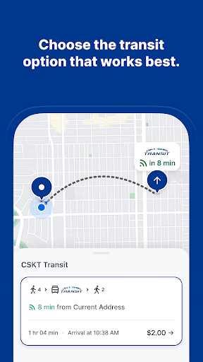Screenshot of CSKT Transit