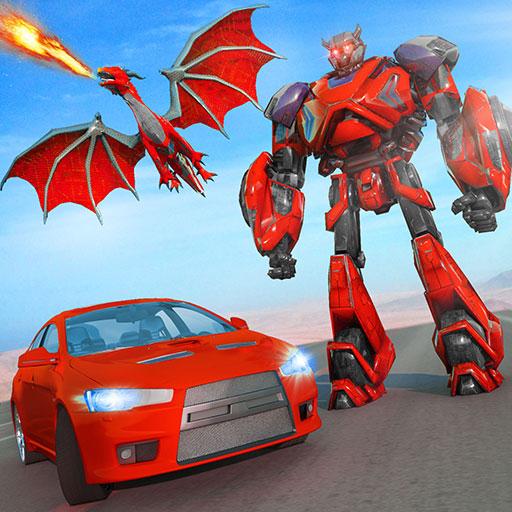 Download Dragon Robot Car 3D Game for PC Windows 7, 8, 10, 11
