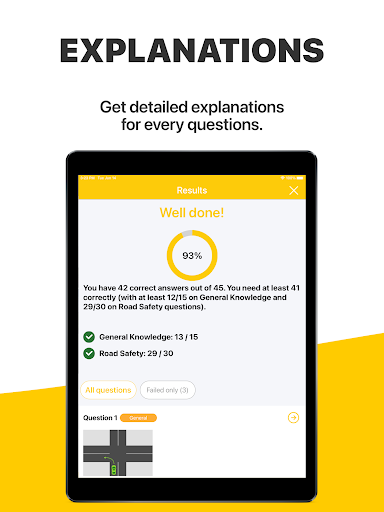 Screenshot of Learner Permit Test Victoria
