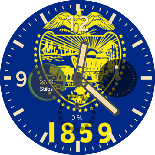 Oregon Flag Watchface logo