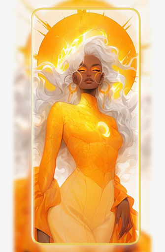 Screenshot of yellow aesthetic wallpaper