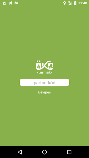 Android application Ökotermék shop screenshort