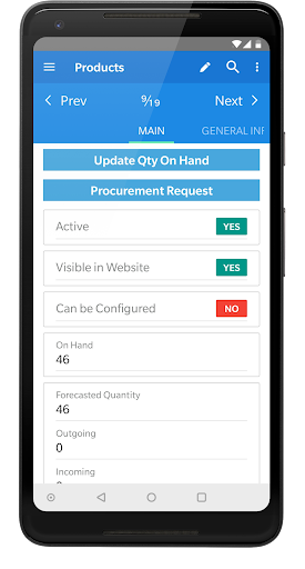 mERP: ERP mobile app screenshot 4